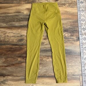 Lululemon Athletica Mustard Yellow Leggings